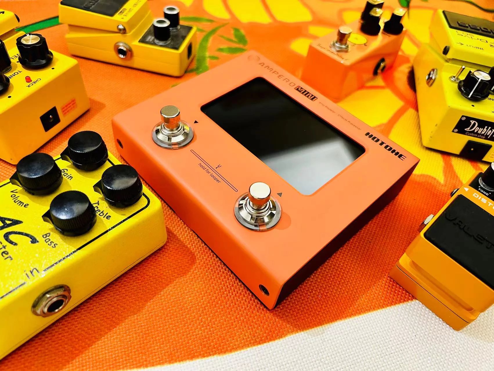 Гитарный процессор эффектов Hotone Ampero Mini Orange Оранжевый - 8