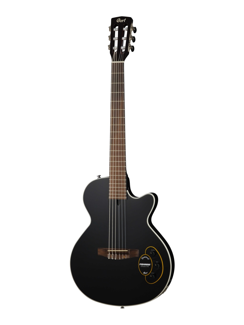 Классическая гитара Cort Sunset-Nylectric-BK - 2