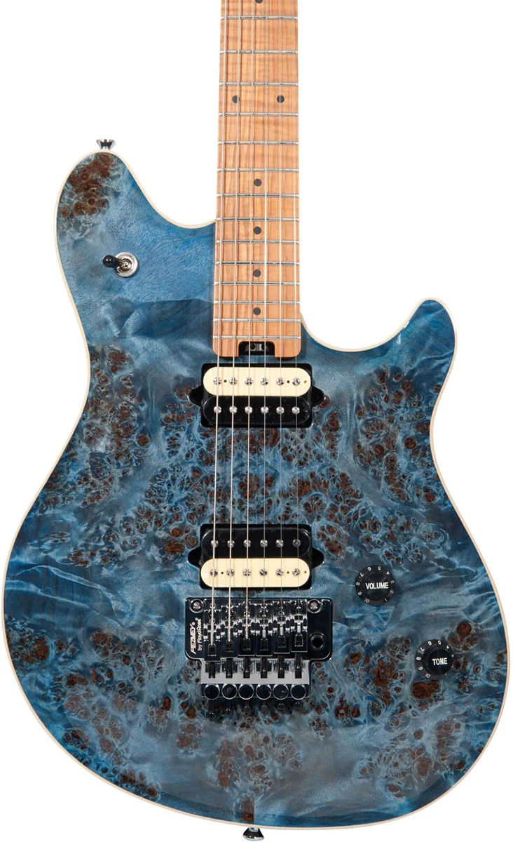 Электрогитара Peavey HP2 Tremolo Poplar Burl Trans Blue - 12