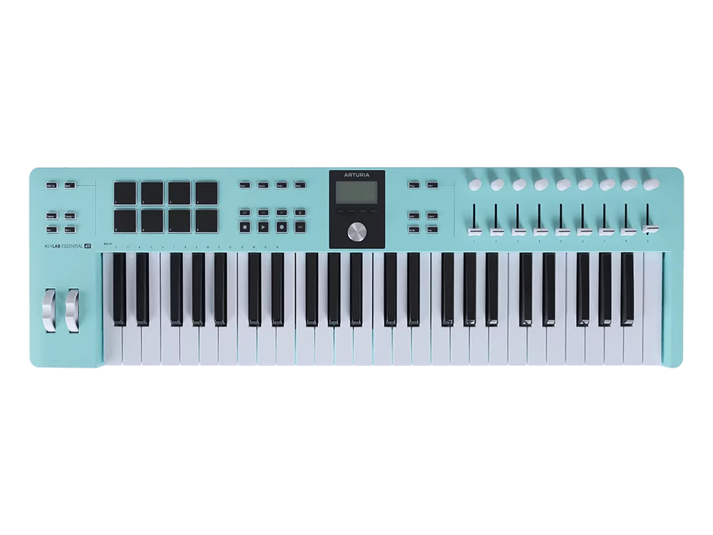 MIDI-клавиатура Arturia KeyLab Essential 49 mk3 Aquamarine - 17