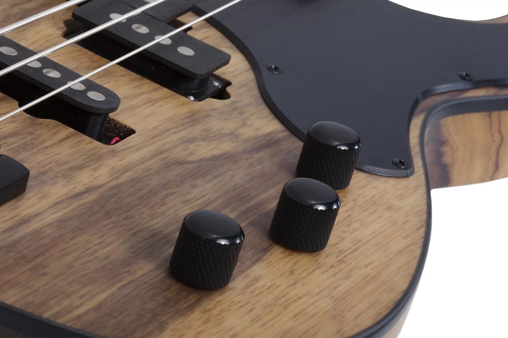 Бас-гитара Schecter MODEL-T 5 EXOTIC BLACK LIMBA Blue - 25