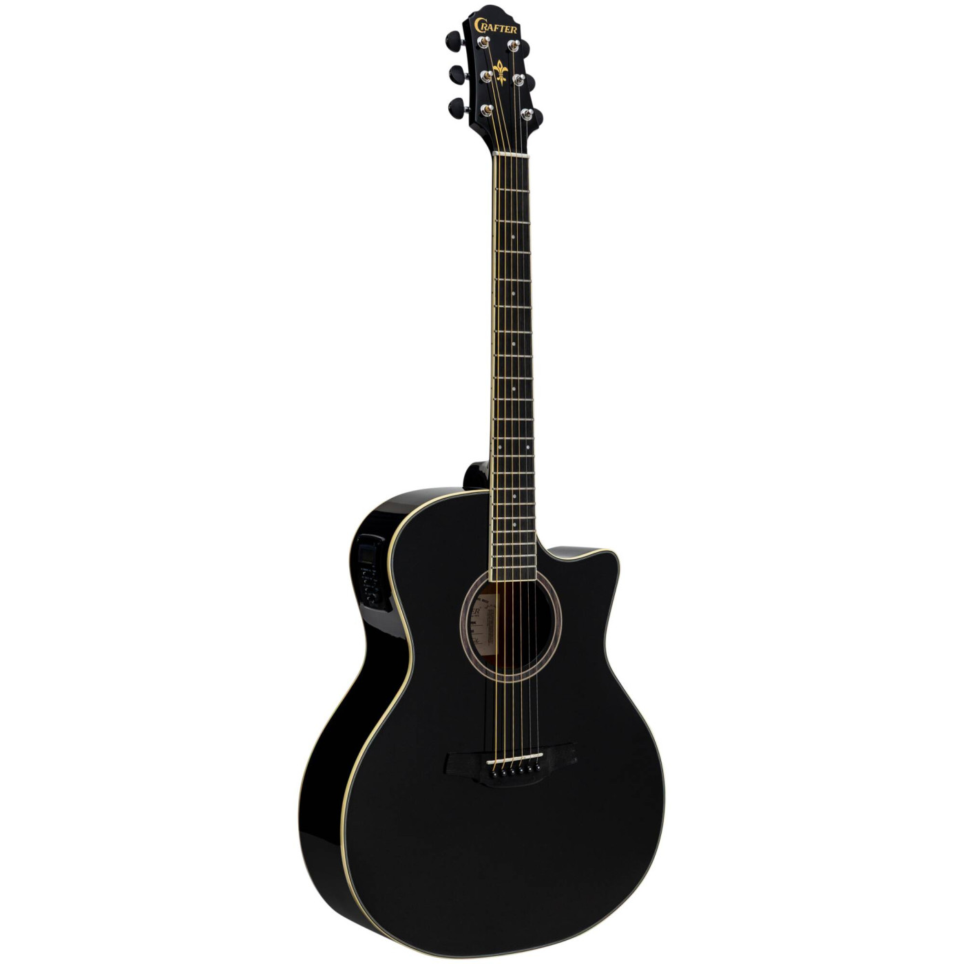 Электроакустическая гитара Crafter HG-250CE/BK - 13