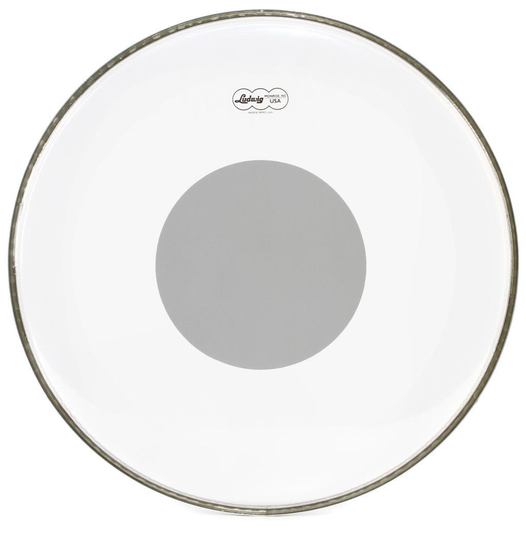 Пластик для бас-барабана 20" Ludwig LW6120R Powerstroke 3 Silver Dot - 5