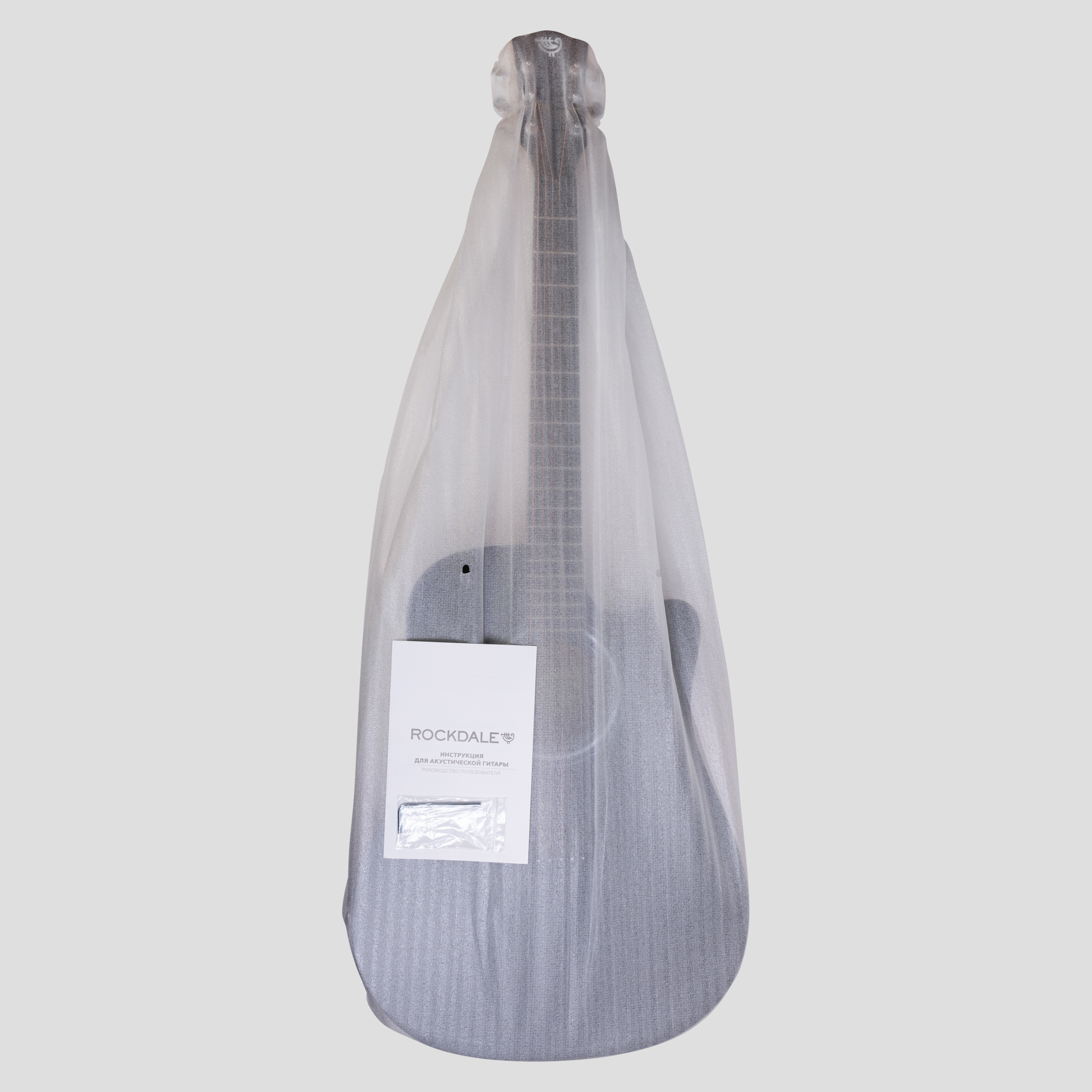 Акустическая гитара Rockdale Aurora D3 C Bk Gloss, Черный - 21