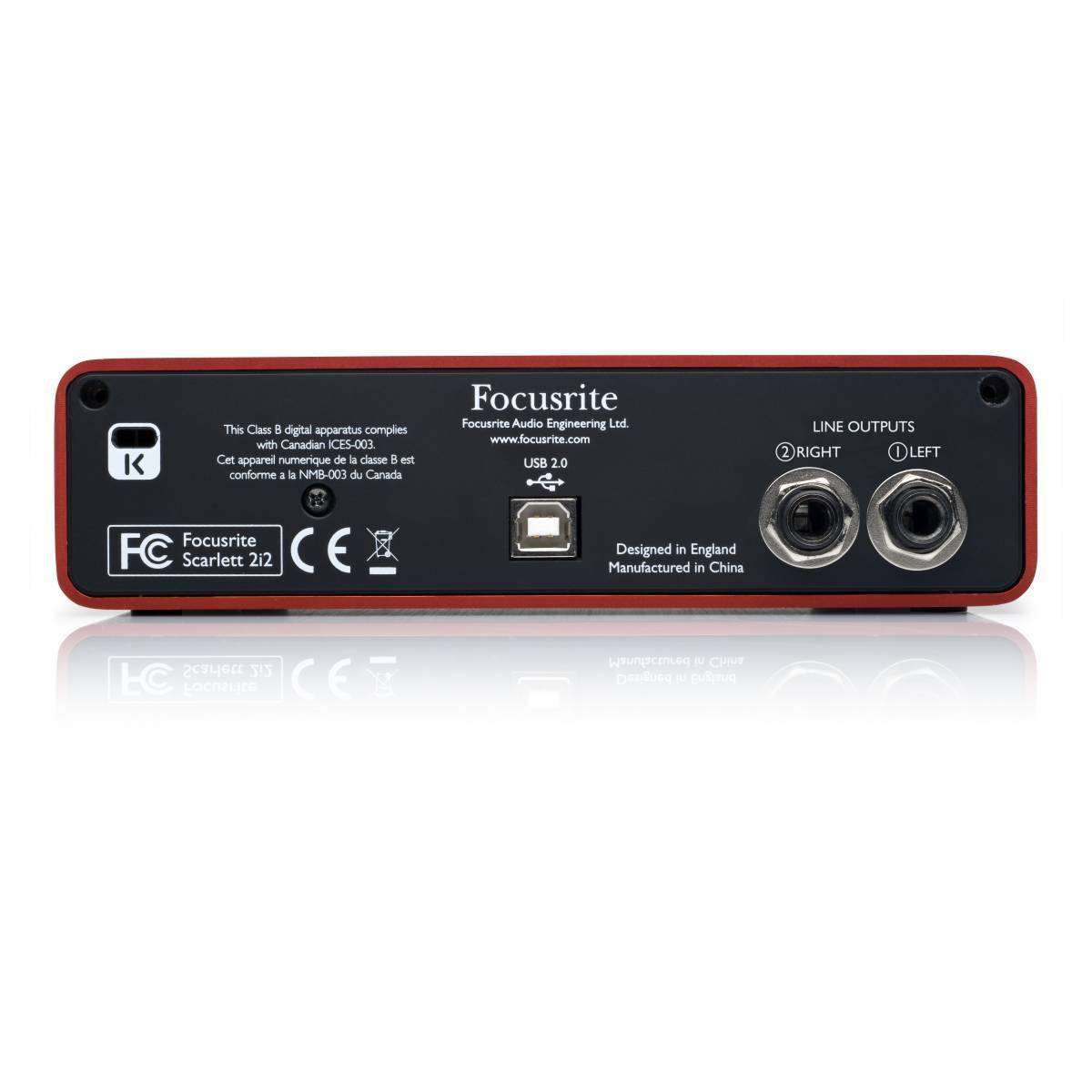 Аудиоинтерфейс Focusrite Scarlett 2i2, Черный - 11