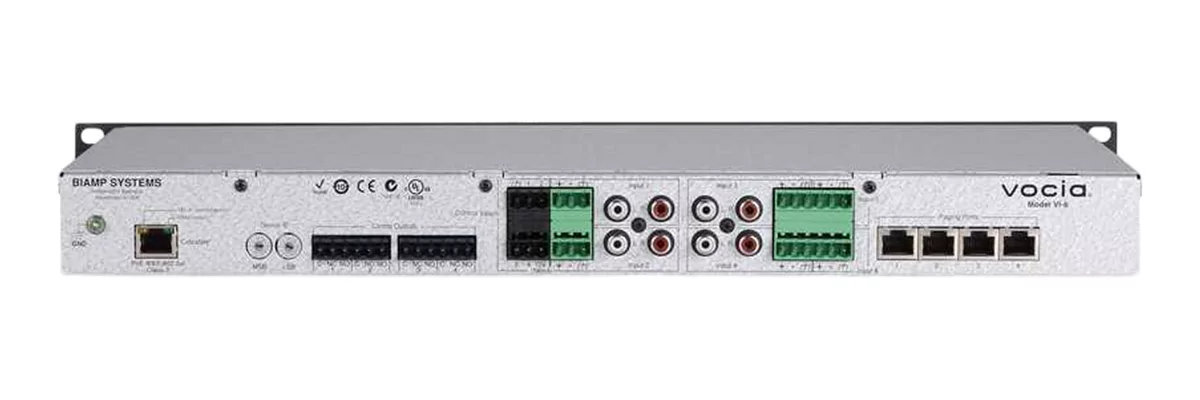 Аудиопроцессор Biamp Vocia VI-6 - 5