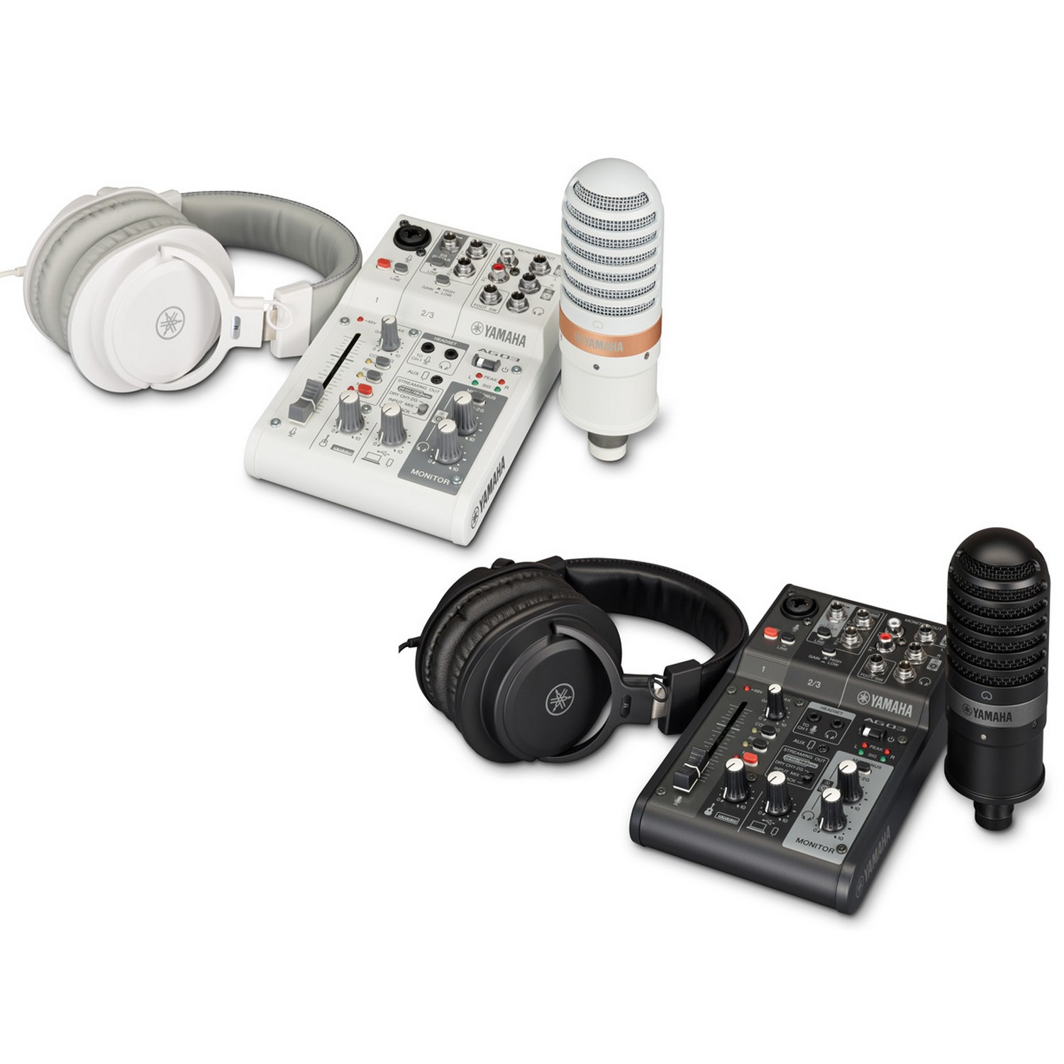 Комплект для звукозаписи Yamaha AG03MK2 Black LSPK - 23