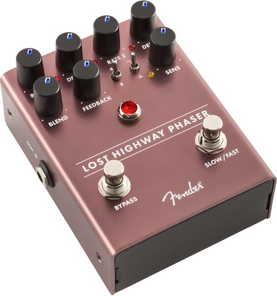 Педаль эффектов Fender LOST HIGHWAY PHASER, Черный - 6