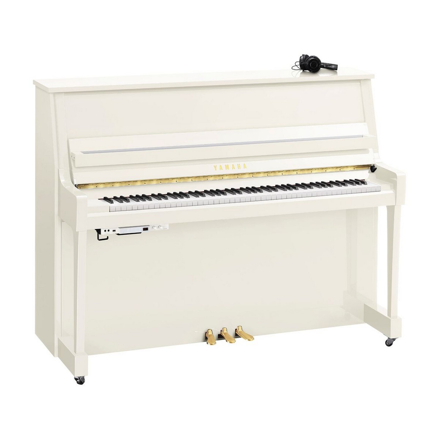 Гибридное сайлент пианино Yamaha B20 SC3 PWH - 7