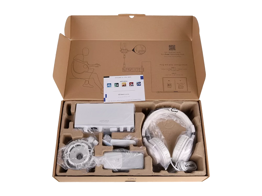 Комплект для звукозаписи Arturia MiniFuse Recording Pack White - 26