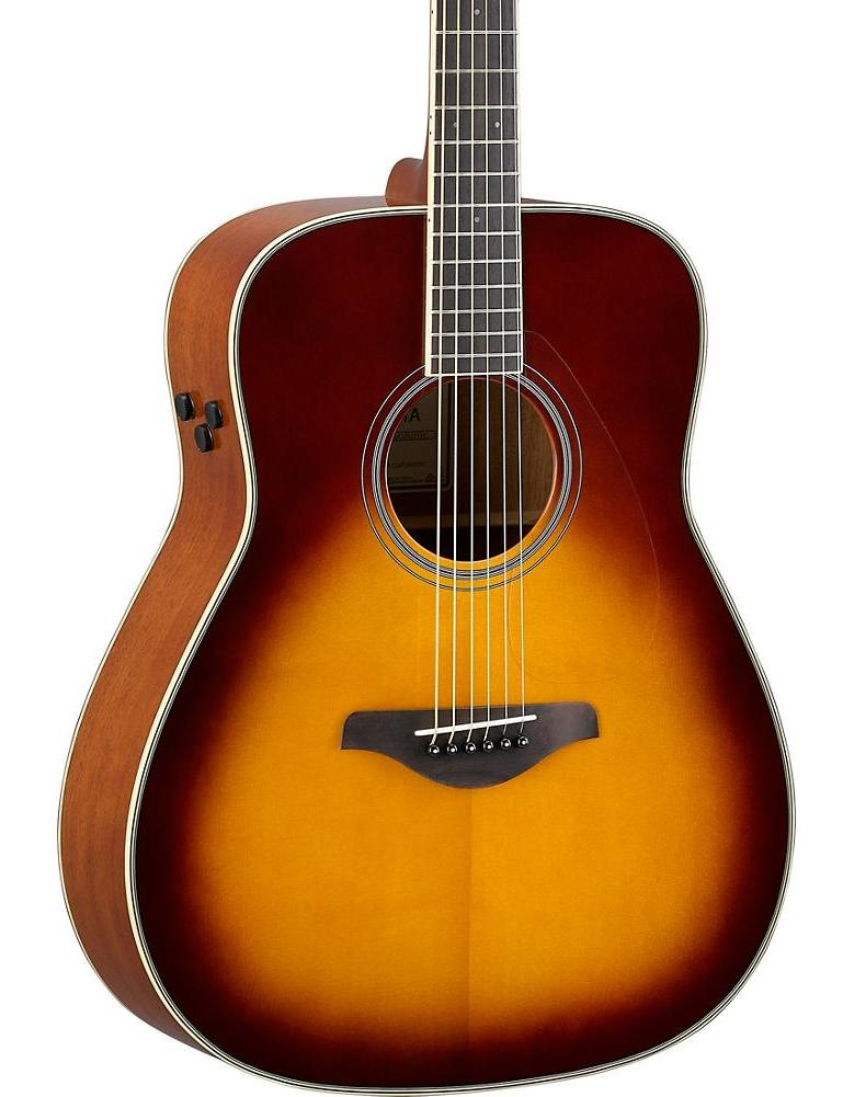 Трансакустическая гитара Yamaha FG-TA Brown Sunburst - 6