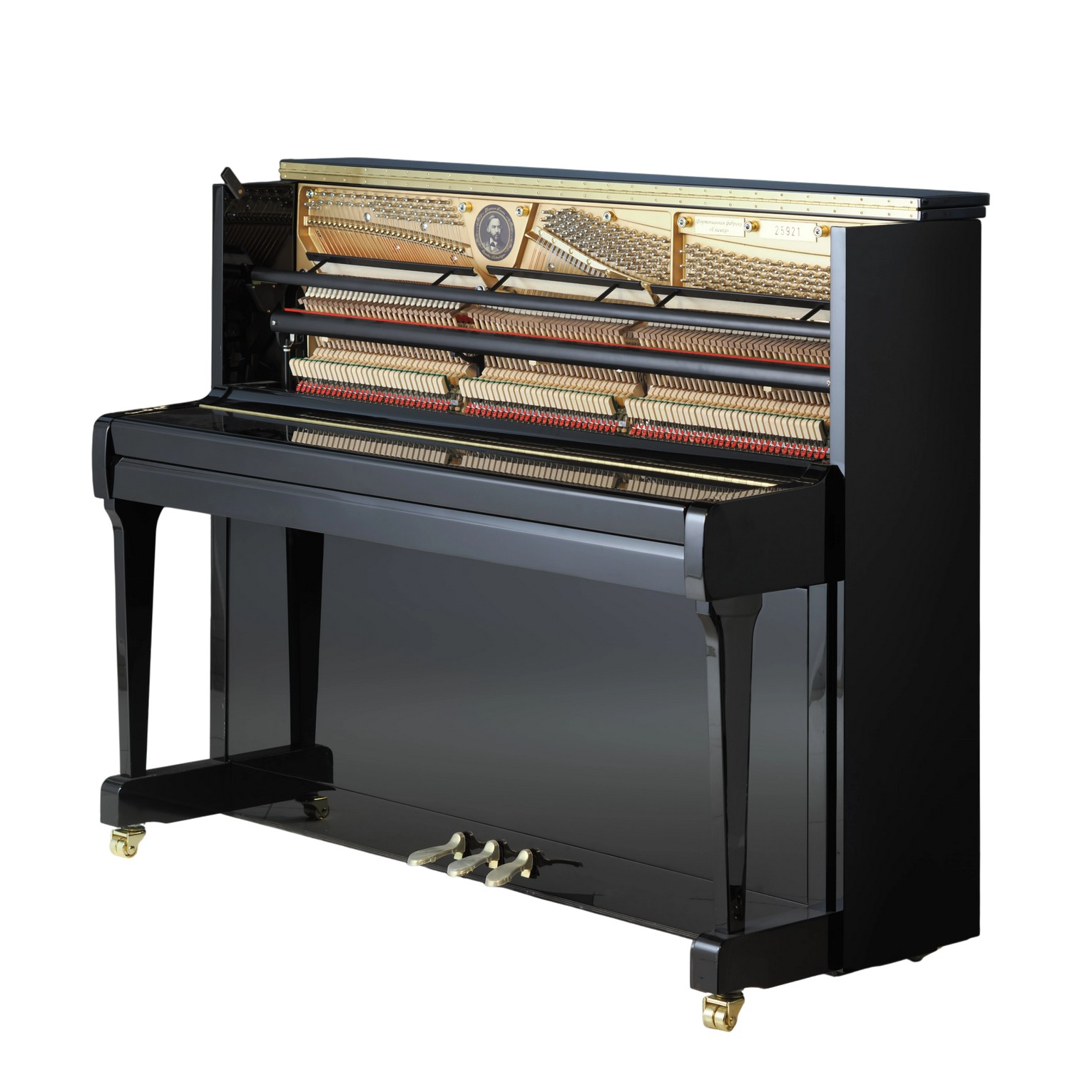 Акустическое пианино Михаил Глинка Композитор, черное, полированное - 16