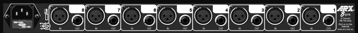 Микрофонный предусилитель ARX 8-pre - 5