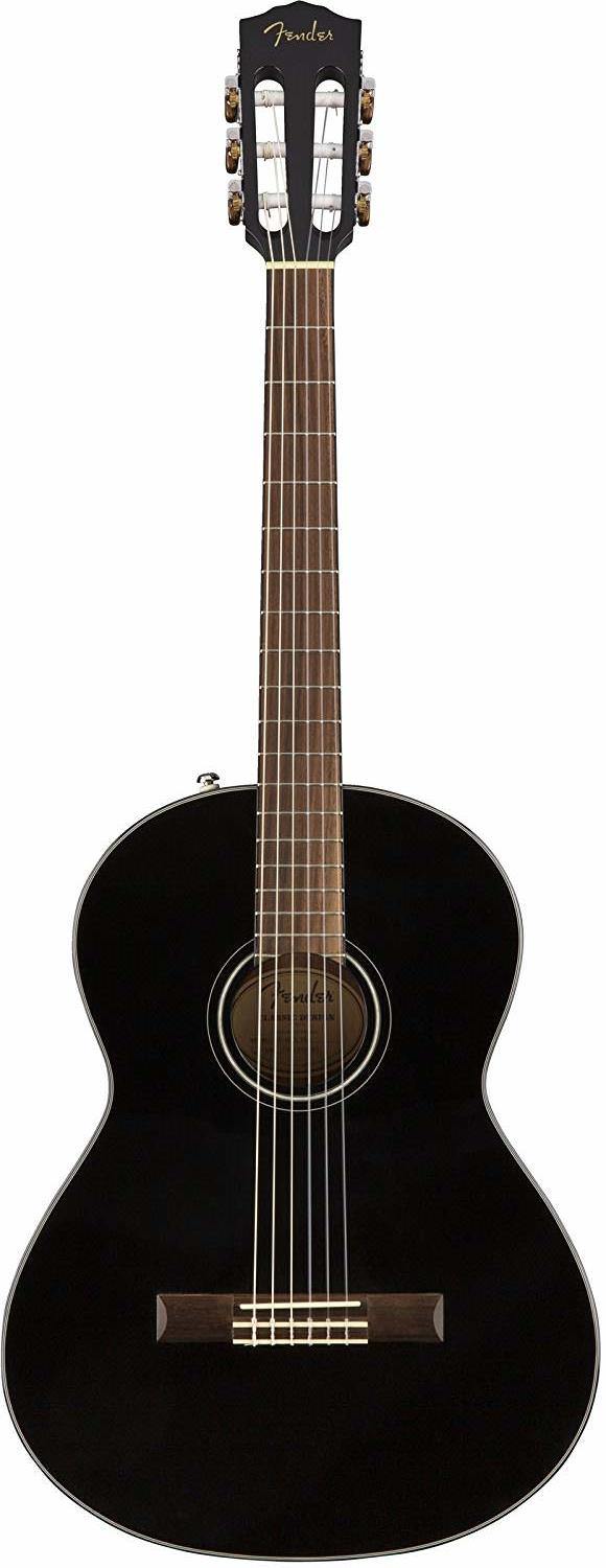 Классическая гитара Fender CN-60S Nylon Black - 6