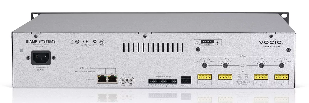 Усилитель мощности Biamp Vocia VA-4030 - 5