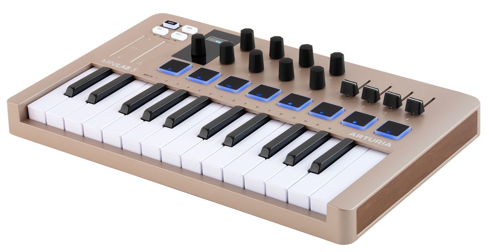 MIDI-клавиатура Arturia MiniLAB 3 Champagne - 11