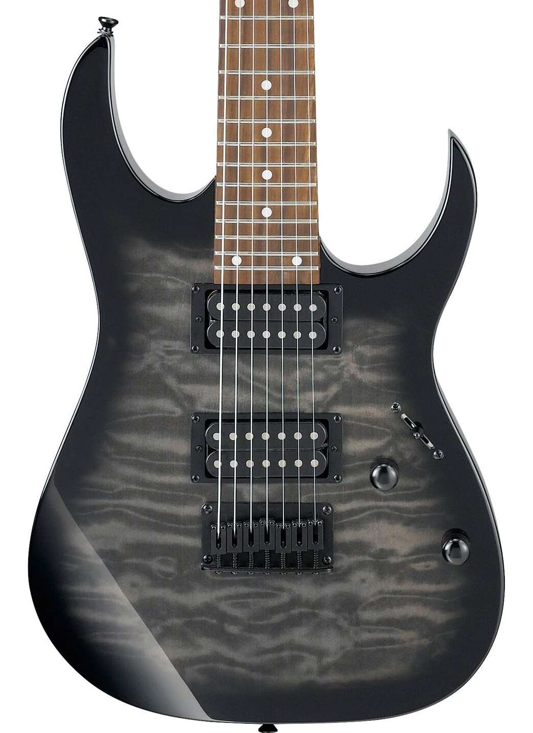 Электрогитара Ibanez GRG7221QA-TKS, Черный полированный - 5
