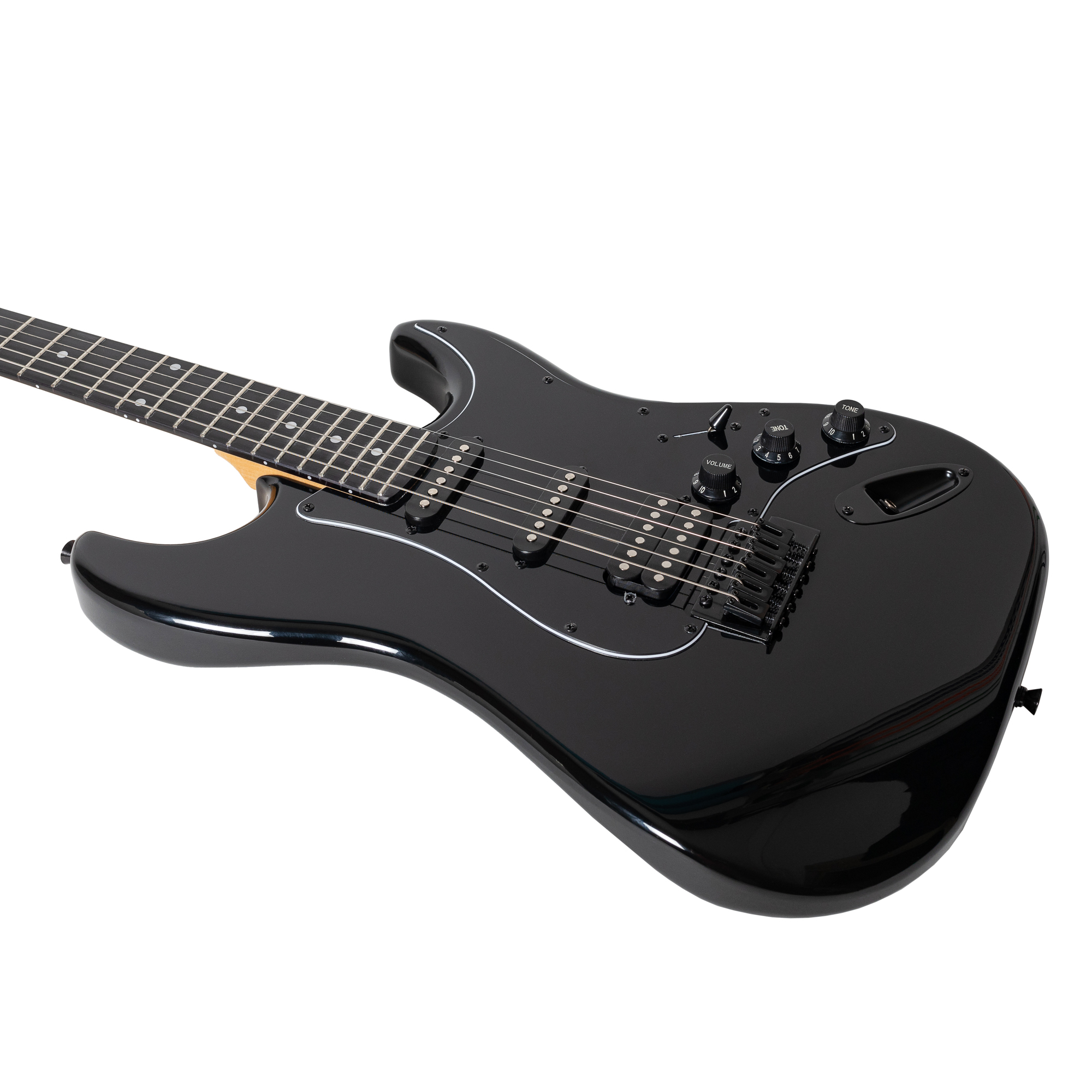 Электрогитара Rockdale Stars Black Limited Edition HSS BK - 19