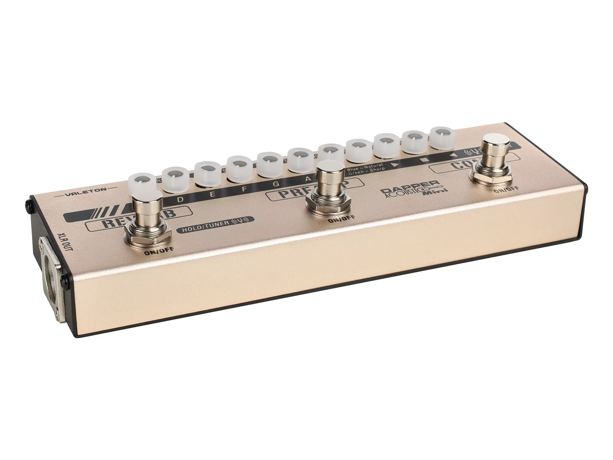 Педаль эффектов для акустической гитары Valeton MES-4 Dapper Acoustic Mini - 20