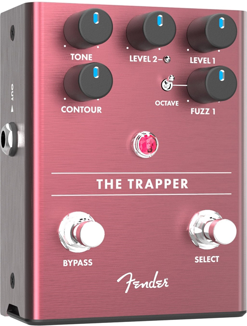 Педаль эффектов Fender THE TRAPPER DUAL FUZZ, Черный - 6