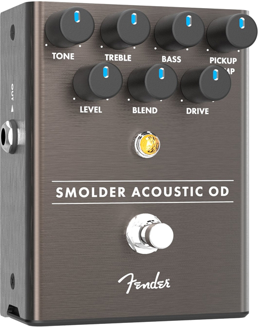 Педаль эффектов Fender SMOLDER ACOUSTIC OVERDRIVE, Черный - 7