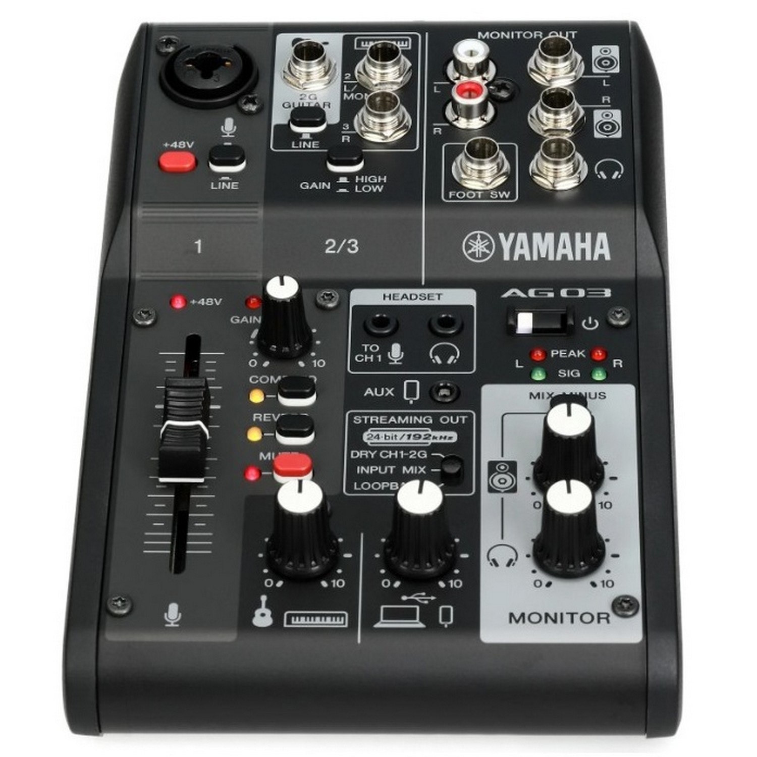 Микшерный пульт Yamaha AG03MK2 Black - 9
