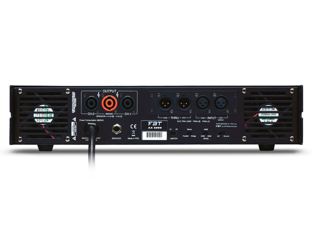 Усилитель мощности FBT AX 2000 - 7