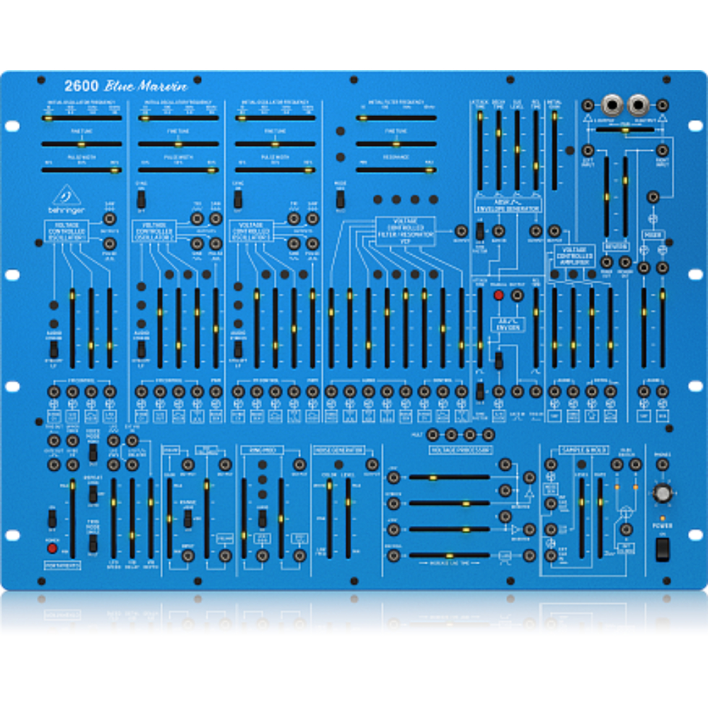 Аналоговый полумодульный синтезатор Behringer 2600 BLUE MARVIN - 6