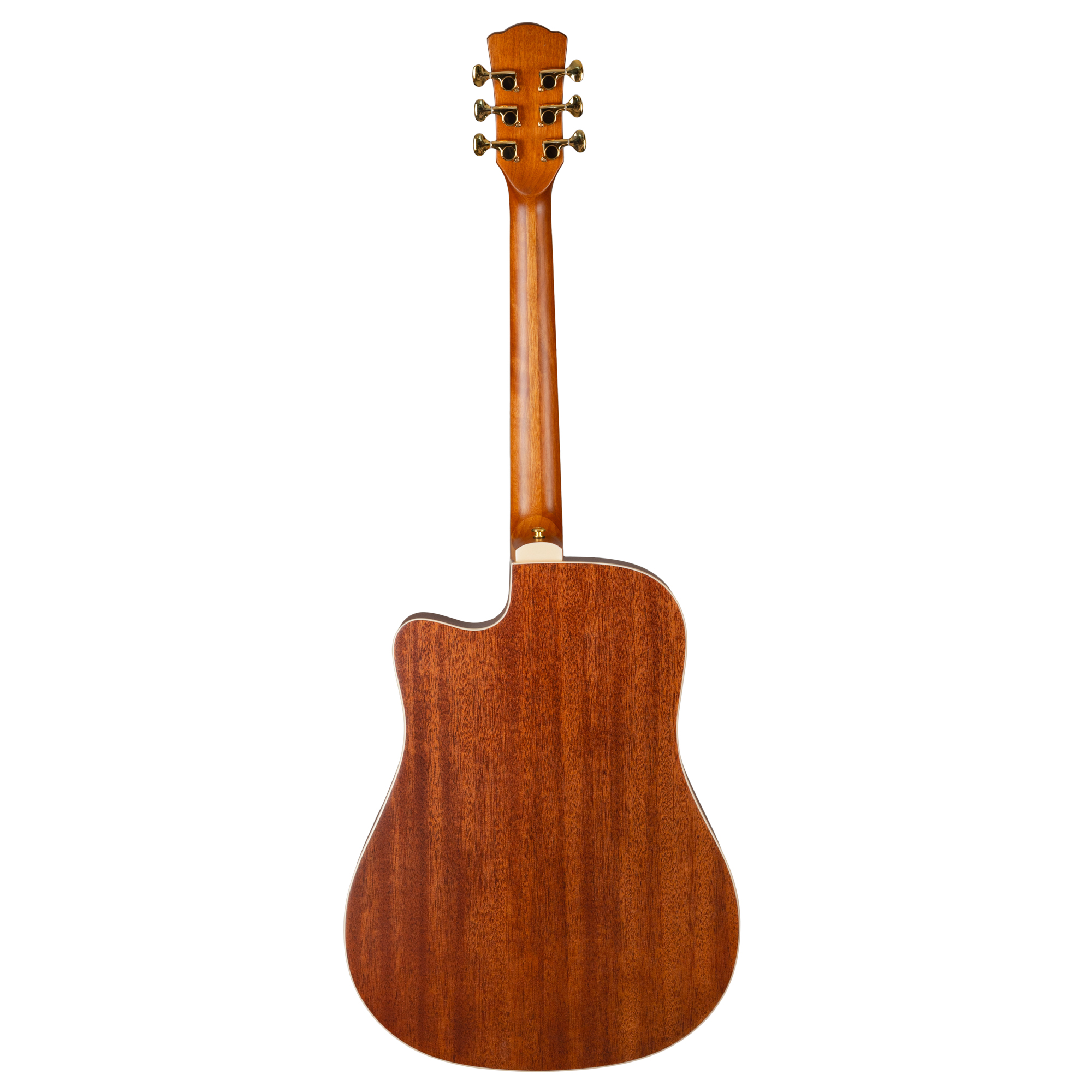 Акустическая гитара Rockdale Aurora D7 C Bk Satin, Черный - 14