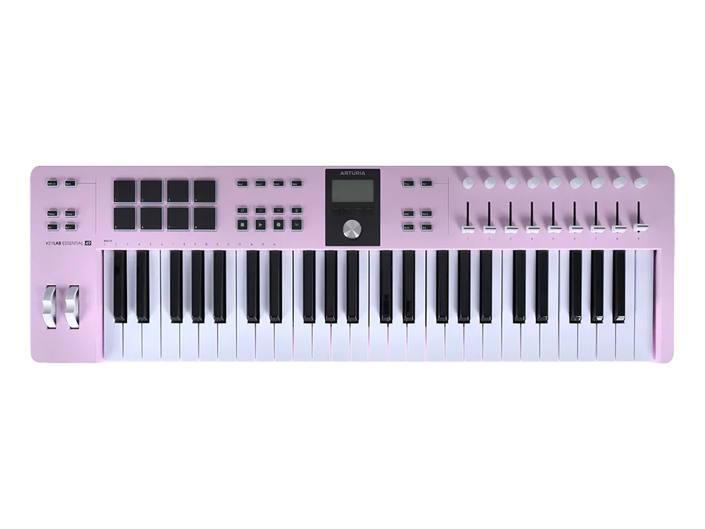 MIDI-клавиатура Arturia KeyLab Essential 49 mk3 Rose Quartz - 17