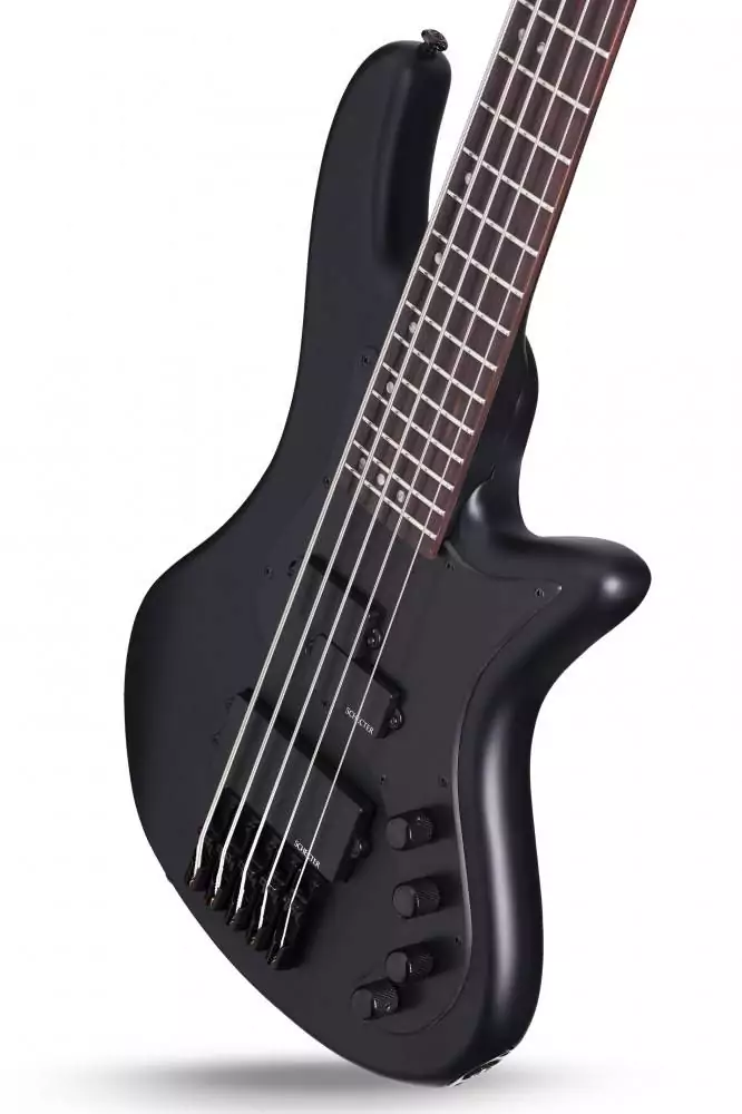 Бас-гитара Schecter STILETTO STEALTH-5 Satin Black - 10