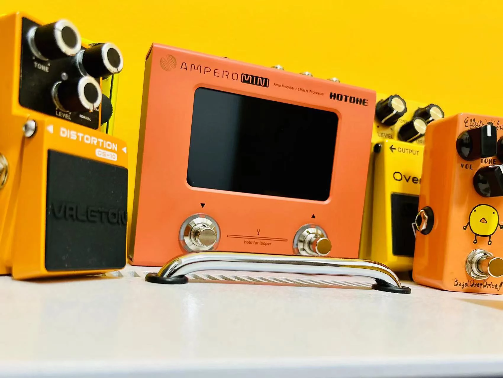 Гитарный процессор эффектов Hotone Ampero Mini Orange Оранжевый - 7
