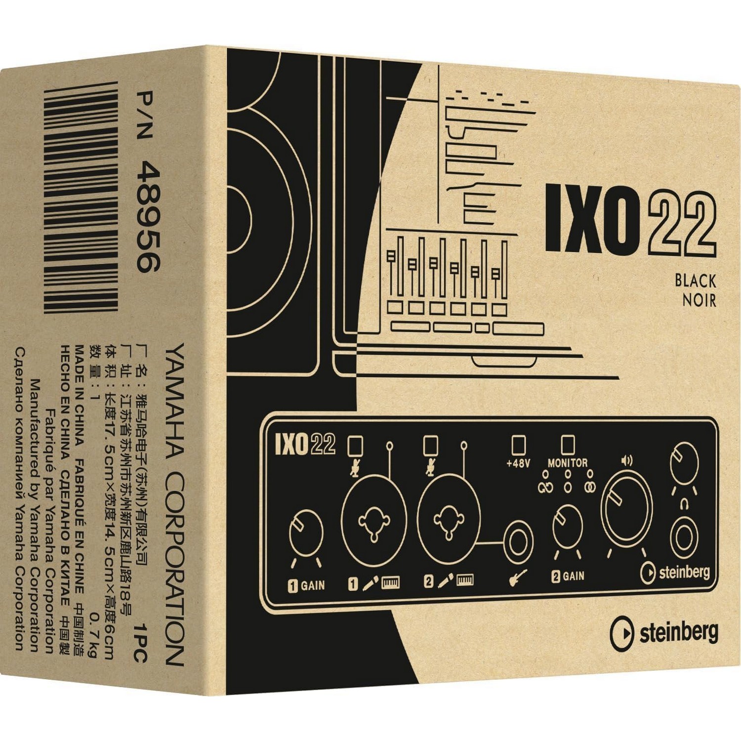 Аудиоинтерфейс Steinberg IXO22 Black - 16