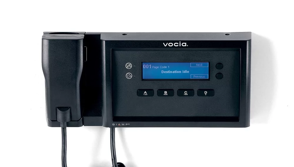 Настенная микрофонная консоль Biamp Vocia WS-4 - 2