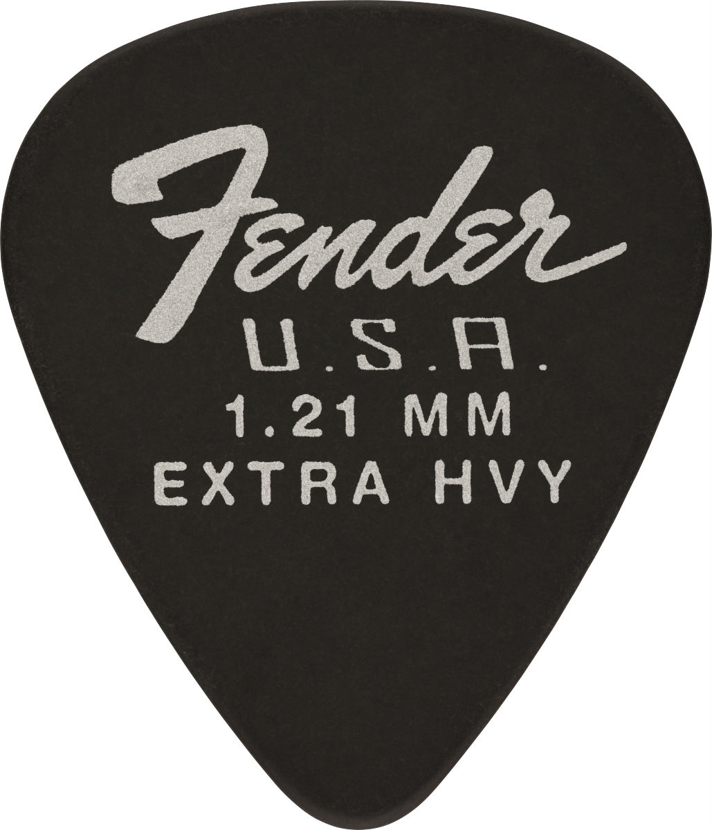 Медиаторы Fender 351 DURA-TONE 1.21 12 PK Black - 5
