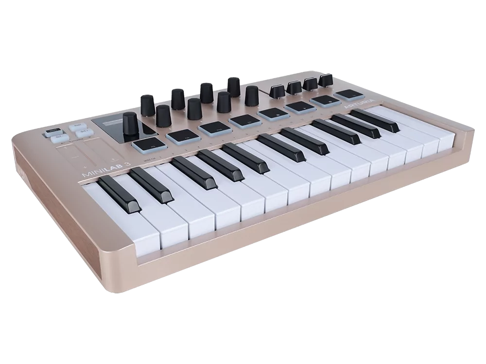 MIDI-клавиатура Arturia MiniLAB 3 Champagne - 13
