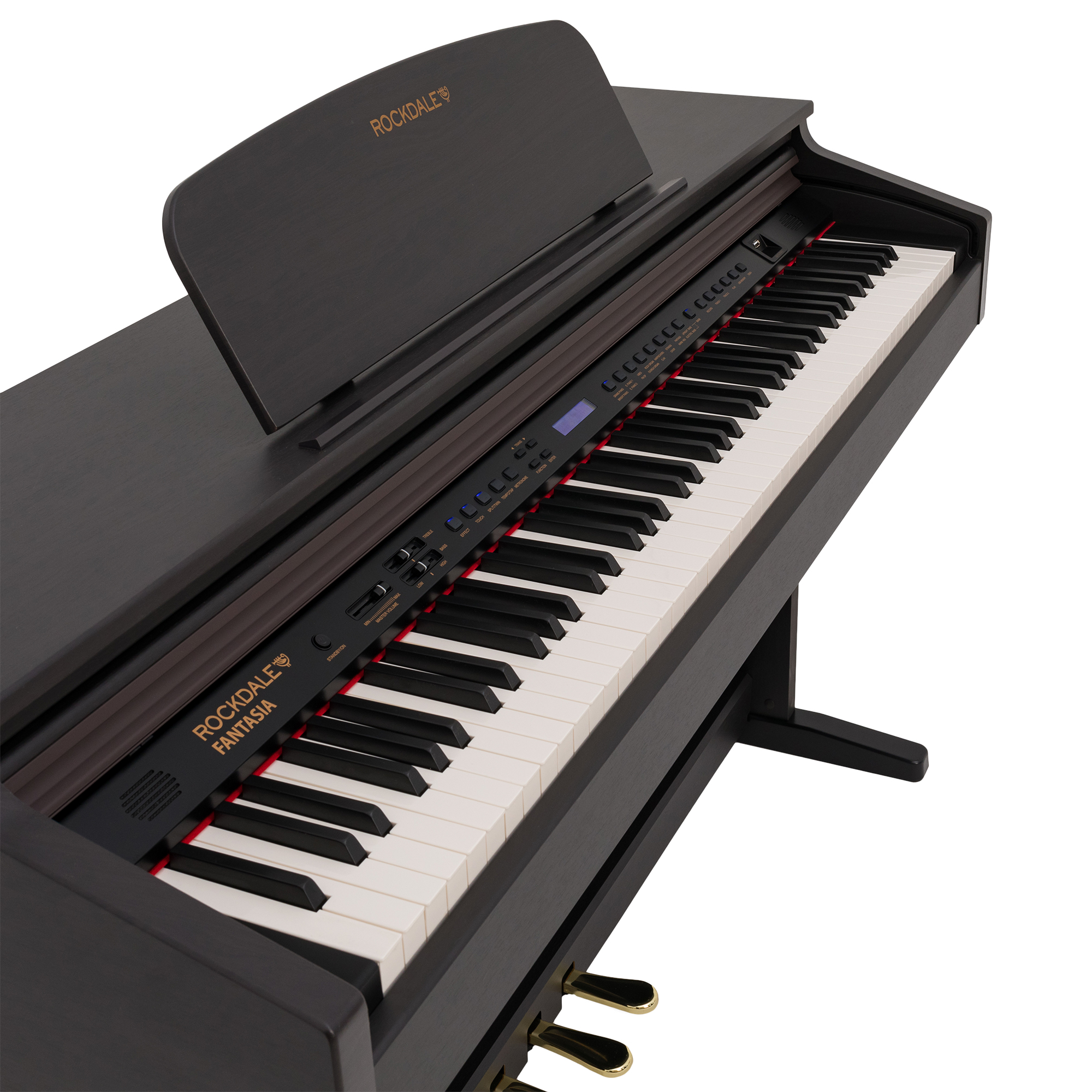 Цифровое пианино Rockdale Fantasia 128 Graded Rosewood, Палисандр - 15