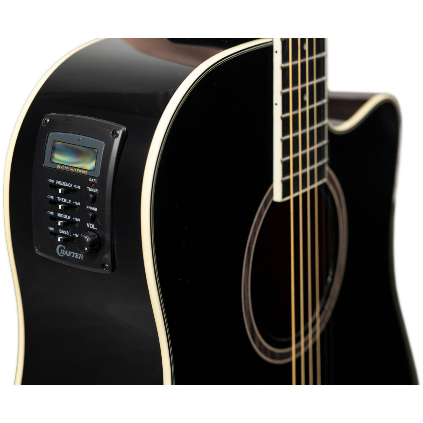 Электроакустическая гитара Crafter HD-250CE/BK - 8