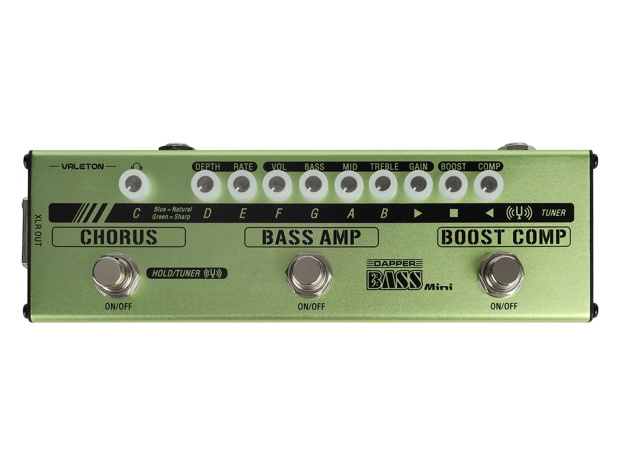 Бас-гитарная педаль эффектов Valeton MES-2 Dapper Bass Mini - 29