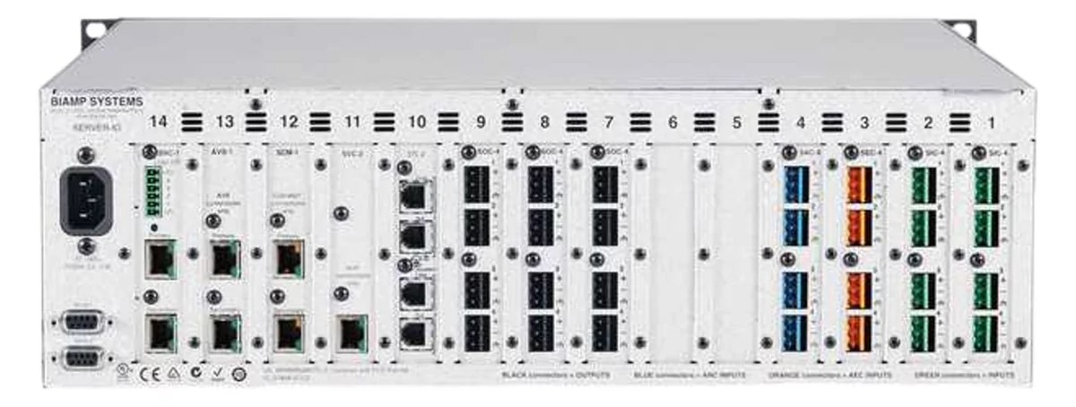 Аудиопроцессор Biamp Tesira SERVER-IO - 5