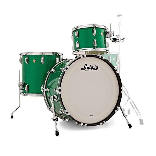 Набор барабанов Ludwig L88204AX52 Classic Maple MOD, зеленый - 5