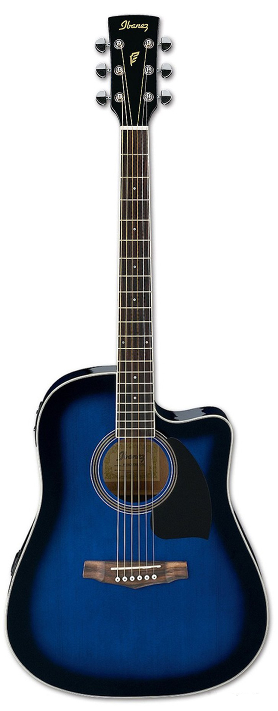 Акустическая гитара Ibanez Pf15Ece-Tbs, Санберст - 4