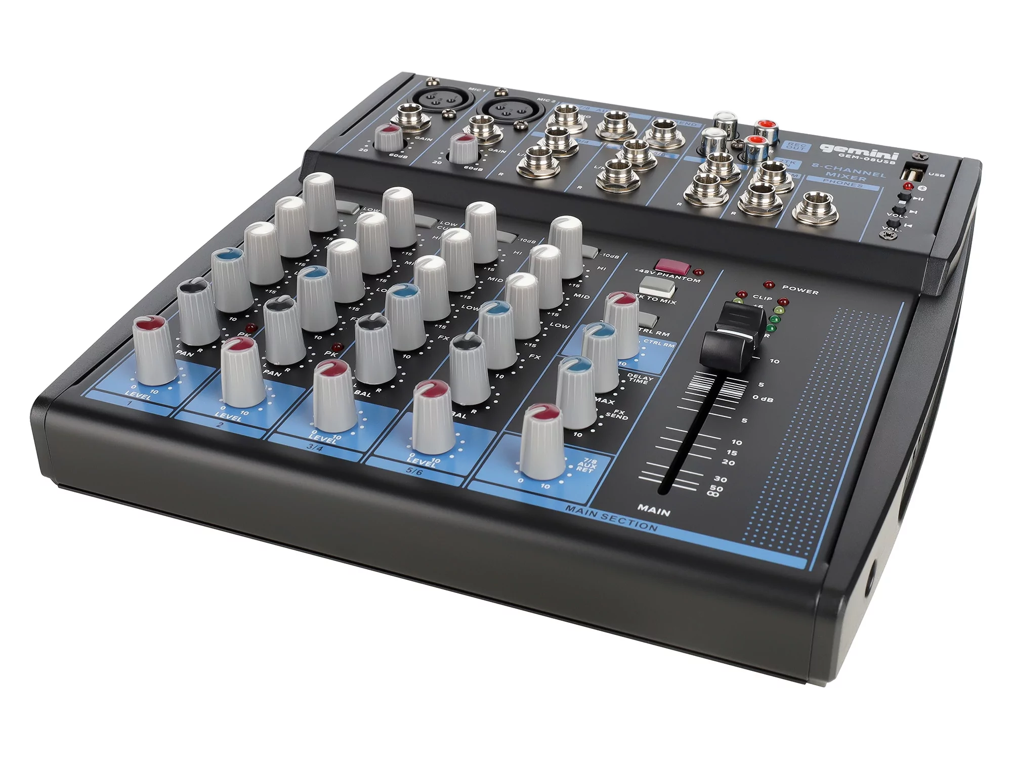 Аналоговый микшер Gemini GEM-08USB - 18