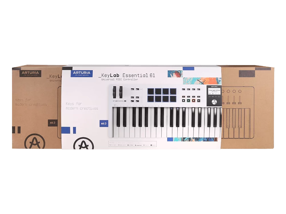 MIDI-клавиатура Arturia KeyLab Essential 61 mk3 White - 30