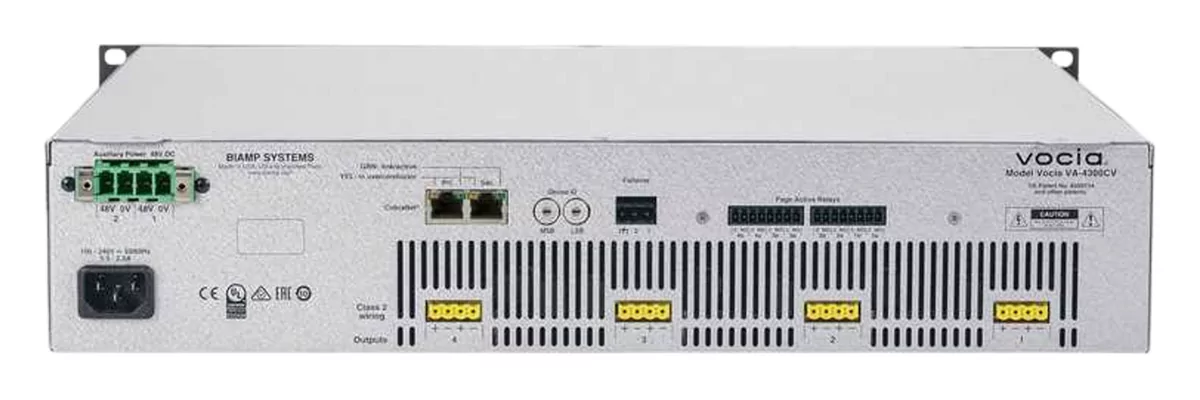 Трансляционный усилитель Biamp Vocia VA-4300CV - 5