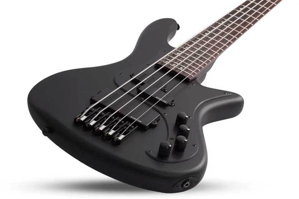 Бас-гитара Schecter STILETTO STEALTH-5 Satin Black - 13