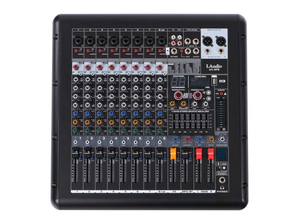 Активный Микшерный пульт LAudio AG-8PB - 2