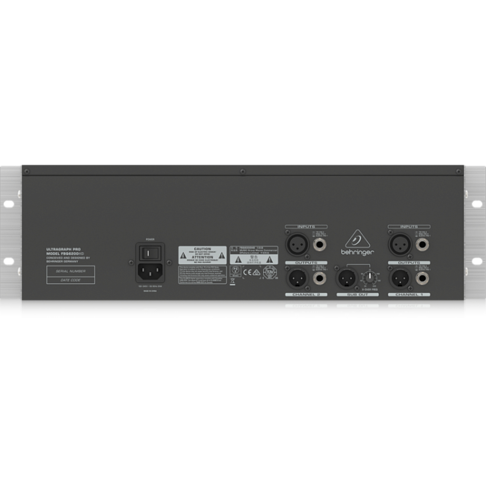 Эквалайзер Behringer FBQ6200HD - 7