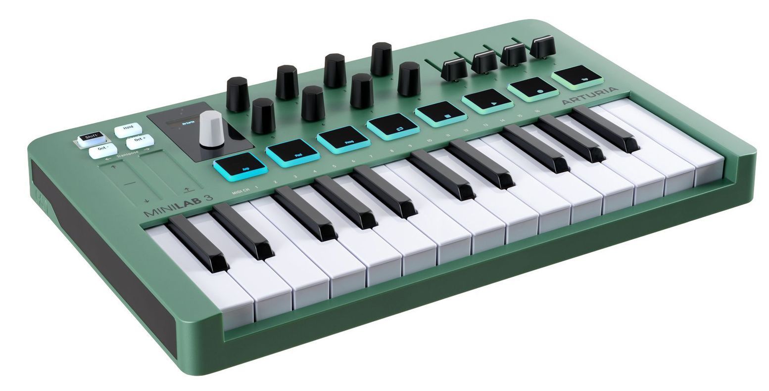 MIDI-клавиатура Arturia MiniLAB 3 Mint Edition - 8