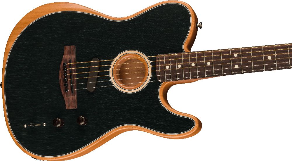 Акустическая гитара Fender Acoustasonic Player Telecaster Brushed Black - 12